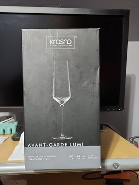 Krosno Avant-Garde Collection Glassware Set – Black Packaging